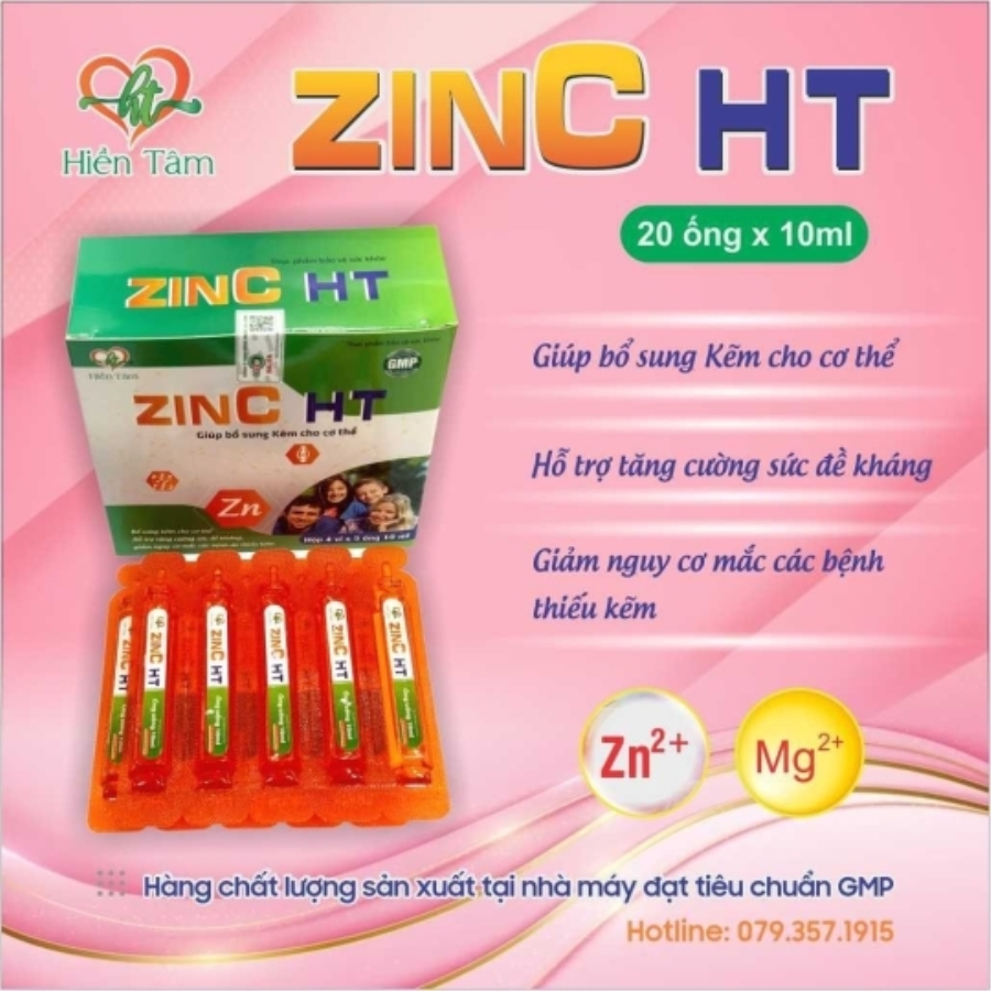 Siro kẽm ZINC HT ống 200ml