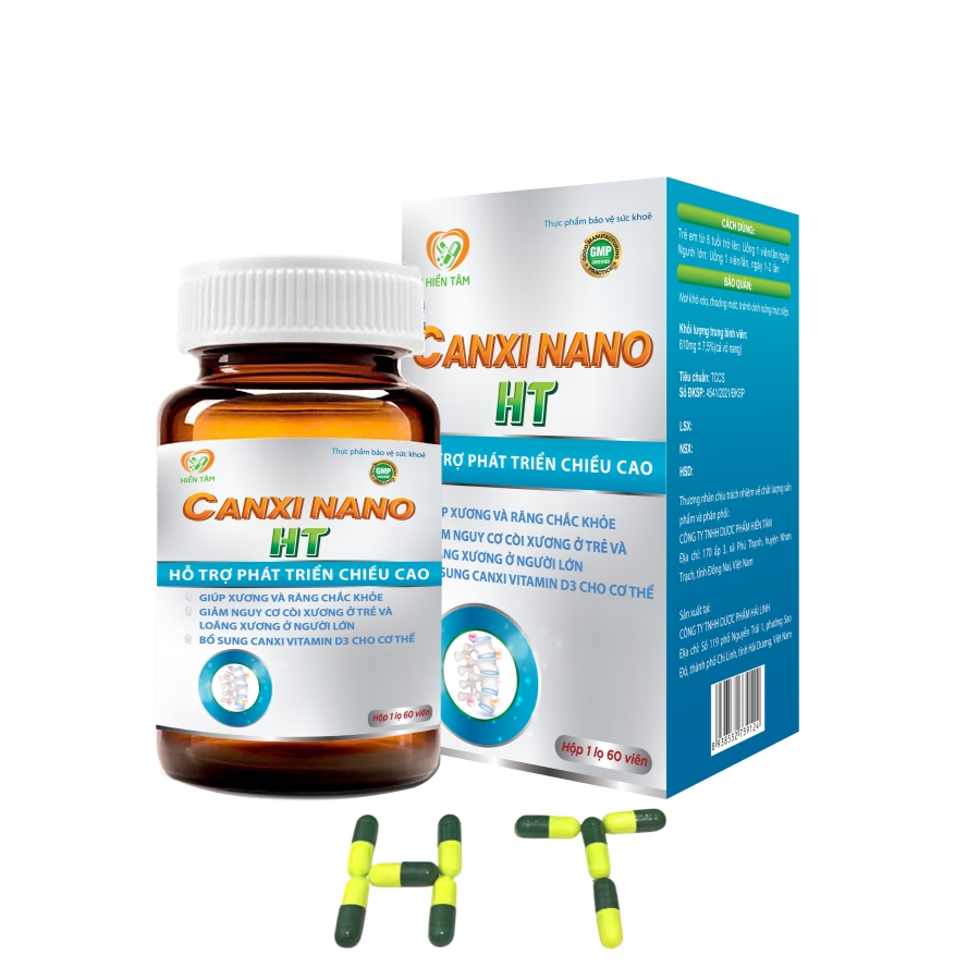 Hỗ trợ phát triển chiều cao CANXI NANO